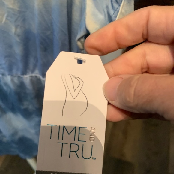 Time and Tru maternity babydoll tie dye tee. NWT. Retail 13‎ - Picture 4 of 5